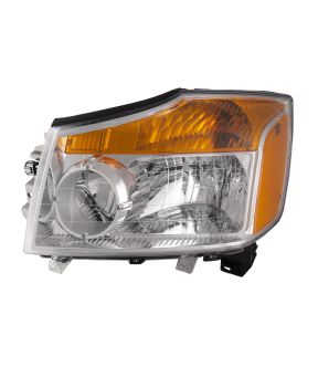 Left Driver Side Headlight For 08-15 Nissan Titan