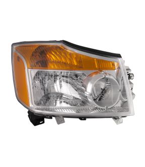 Right Passenger Side Headlight For 08-15 Nissan Titan