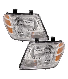 Headlight Set For 09-21 Nissan Frontier; CAPA Certified