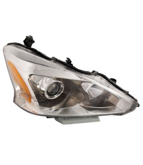 Right Passenger Side Headlight For 13-15 Nissan Altima; CAPA Certified
