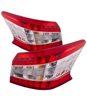 Tail Light Set For 13-15 Nissan Sentra