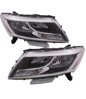 Headlight Set For 13-16 Nissan Pathfinder; CAPA Certified