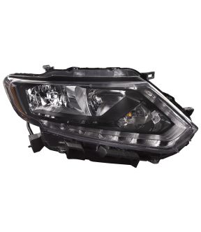 Right Passenger Side Headlight For 14-16 Nissan Rogue