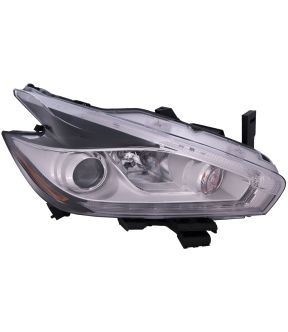 Right Passenger Side Headlight For 15-16 Nissan Murano