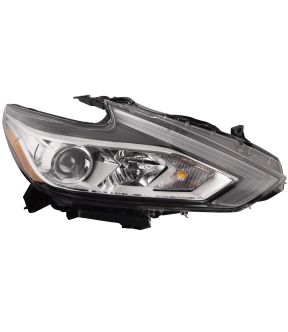 Right Passenger Side Headlight For 16-18 Nissan Altima; CAPA Certified