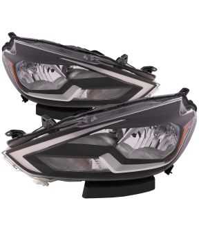 Headlight Set For 16-19 Nissan Sentra