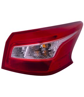 Right Passenger Side Tail Light For 16-19 Nissan Sentra; CAPA Certified