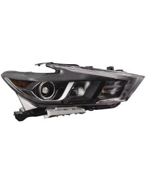 Right Passenger Side Headlight For 16-18 Nissan Maxima