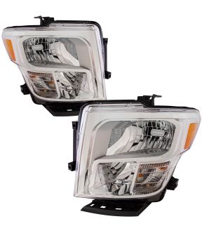 Headlight Set For 17-23 Nissan Titan, 16-23 Nissan Titan XD