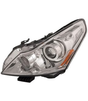 Left Driver Side Headlight For 11-12 Infiniti G25, 10-13 Infiniti G37