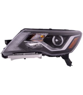 Left Driver Side Headlight For 17-20 Nissan Pathfinder; CAPA Certified