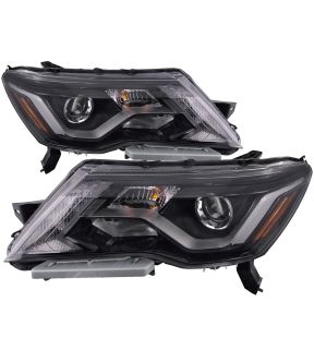 Headlight Set For 17-20 Nissan Pathfinder; CAPA Certified