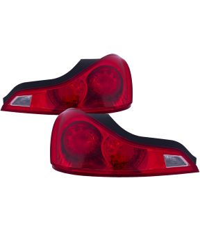 Tail Light Set For 08-13 Infiniti G37, 14-15 Infiniti Q60