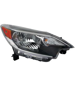 Right Passenger Side Headlight For 17-19 Nissan Versa Note; CAPA Certified