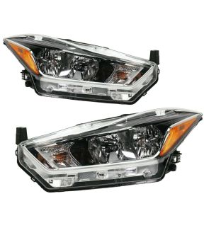 Headlight Set For 18-20 Nissan Kicks