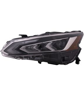 Left Driver Side Headlight For 19-22 Nissan Altima; CAPA Certified