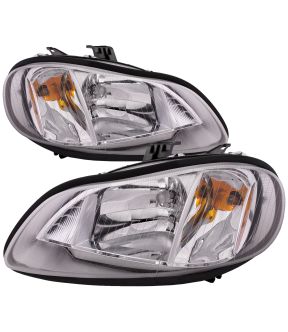 Headlight Set For 04-12 Freightliner Business Class M2, 02-06 Freightliner M2 100, 02-18 Freightliner M2 106, 03-18 Freightliner M2 112