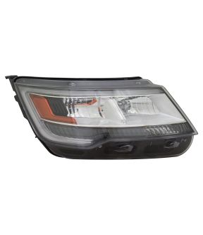 Right Passenger Side Headlight For 16-18 Ford Explorer