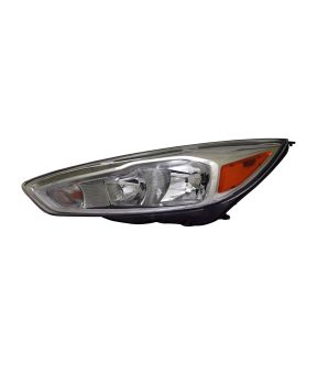 Left Driver Side Headlight For 15-18 Ford Focus