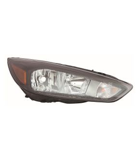 Right Passenger Side Headlight For 15-18 Ford Focus