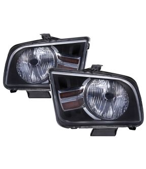 Headlight Set For 05-09 Ford Mustang