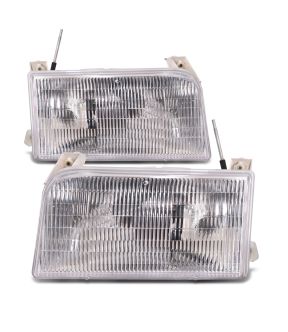 Headlight Set For 92-96 Ford Bronco, 92-97 Ford F-150, 92-96 Ford F-250, 92-96 Ford F-350