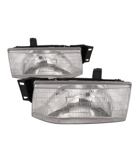 Headlight Set For 91-96 Ford Escort