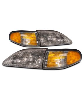 Headlight Set For 94-98 Ford Mustang