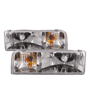 Headlight Set For 95-97 Lincoln Town Car