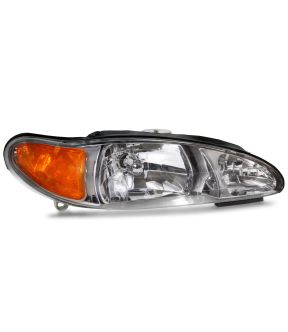 Right Passenger Side Headlight For 97-02 Ford Escort, 97-99 Mercury Tracer