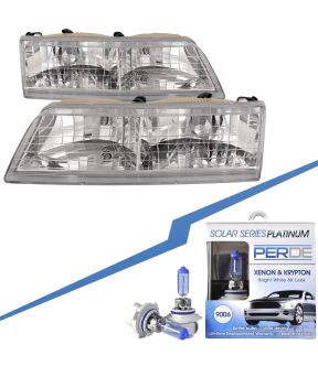Headlight Set For 95-97 Mercury Grand Marquis