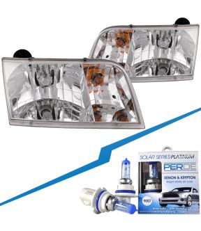 Headlight Set For 98-08 Ford Crown Victoria