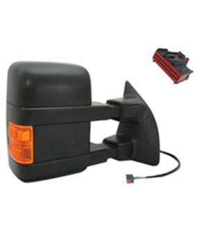 Right Passenger Side Door Mirror For 09-10 Ford F-250 Super Duty, 09-10 Ford F-350 Super Duty