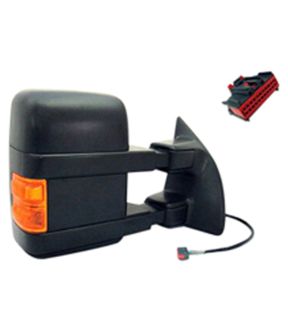 Right Passenger Side Door Mirror For 08-10 Ford F-250 Super Duty, 08-10 Ford F-350 Super Duty