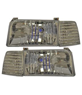 Headlight Set For 92-96 Ford Bronco, 92-97 Ford F-150