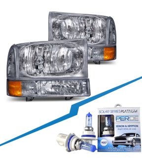 Headlight Set For 1999-2004 Ford