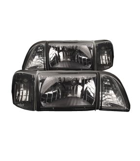Headlight Set For 87-93 Ford Mustang