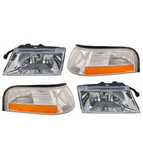Headlight Set For 03-04 Mercury Grand Marquis
