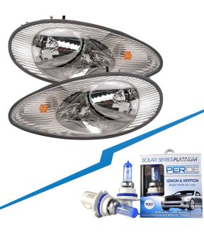 Headlight Set For 96-99 Mercury Sable