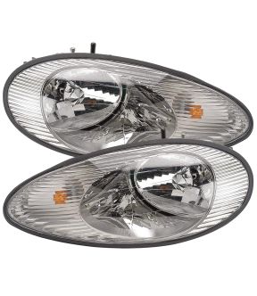 Headlight Set For 96-99 Mercury Sable