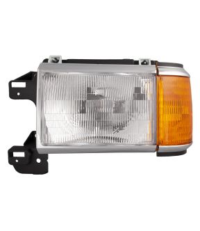 Left Driver Side Headlight For 87-91 Ford Bronco, 87-91 Ford F-150