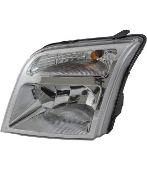 Left Driver Side Headlight For 10-13 Ford Transit Connect; CAPA Certified