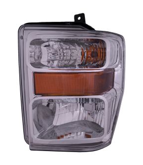 Left Driver Side Headlight For 08-10 Ford F-250 Super Duty, 08-10 Ford F-350 Super Duty, 08-10 Ford F-450 Super Duty, 08-10 Ford F-550 Super Duty