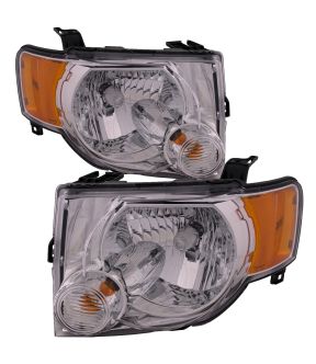 Headlight Set For 08-12 Ford Escape