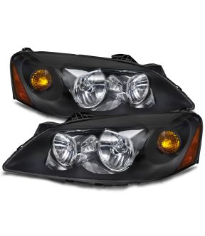 Headlight Set For 05-10 Pontiac G6