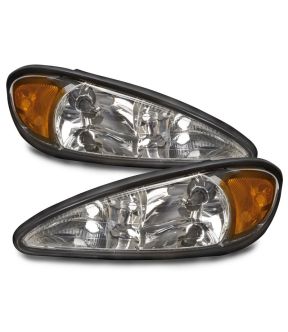 Headlight Set For 99-05 Pontiac Grand Am