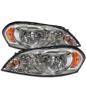 Headlight Set For 06-13 Chevrolet Impala, 14-16 Chevrolet Impala Limited, 06-07 Chevrolet Monte Carlo