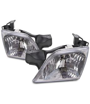 Headlight Set For 97-05 Chevrolet Venture, 97-04 Oldsmobile Silhouette, 99-05 Pontiac Montana, 97-99 Pontiac Trans Sport