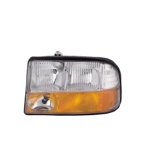 Left Driver Side Headlight For 98-04 GMC Sonoma, 98-04 Oldsmobile Bravada