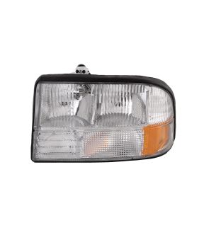 Left Driver Side Headlight For 98-04 GMC Sonoma, 98-01 Oldsmobile Bravada